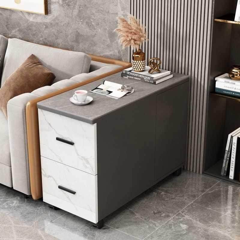 沙发岩板沙发边柜侧边柜轻奢岩板移茶动边几茶茶桌家台客厅用简约,基础建材,脚轮/万向轮,淘宝优惠券,粉丝福利购,淘宝优惠卷