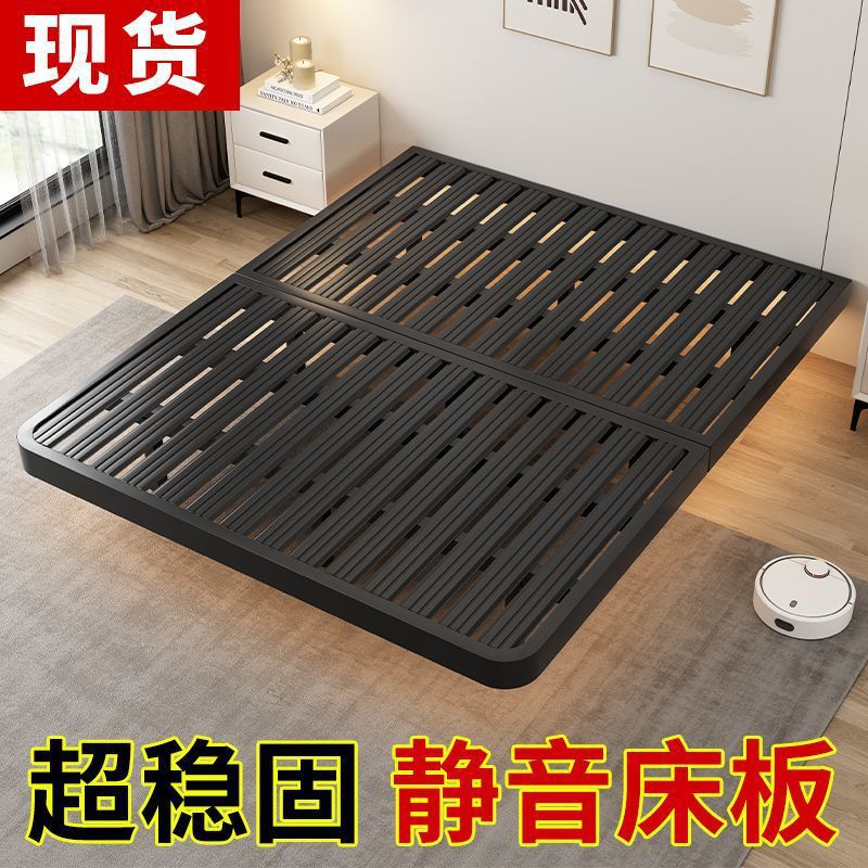 悬浮床主卧家用简约无床头铁床公主床出租房单双人加密钢架床