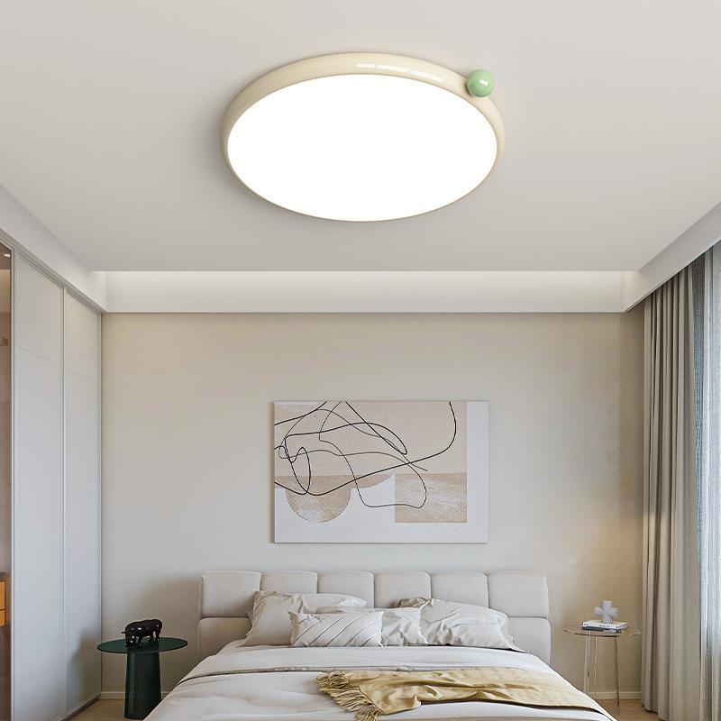 客厅吸顶灯888约现代大气家用房卧简室灯法间奶油风鹅卵式石大厅