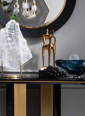 选样板严间装饰水果盘玄术关物软装摆件售楼艺品工艺品AL-62188设