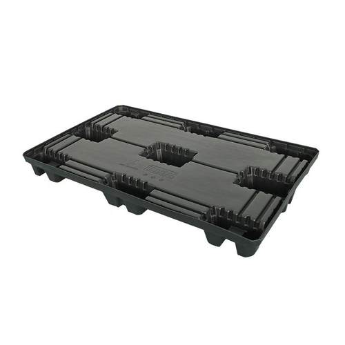 吹塑8围塑板箱145x110仓库物流中转围板箱有盖物ZSD料运输水果料