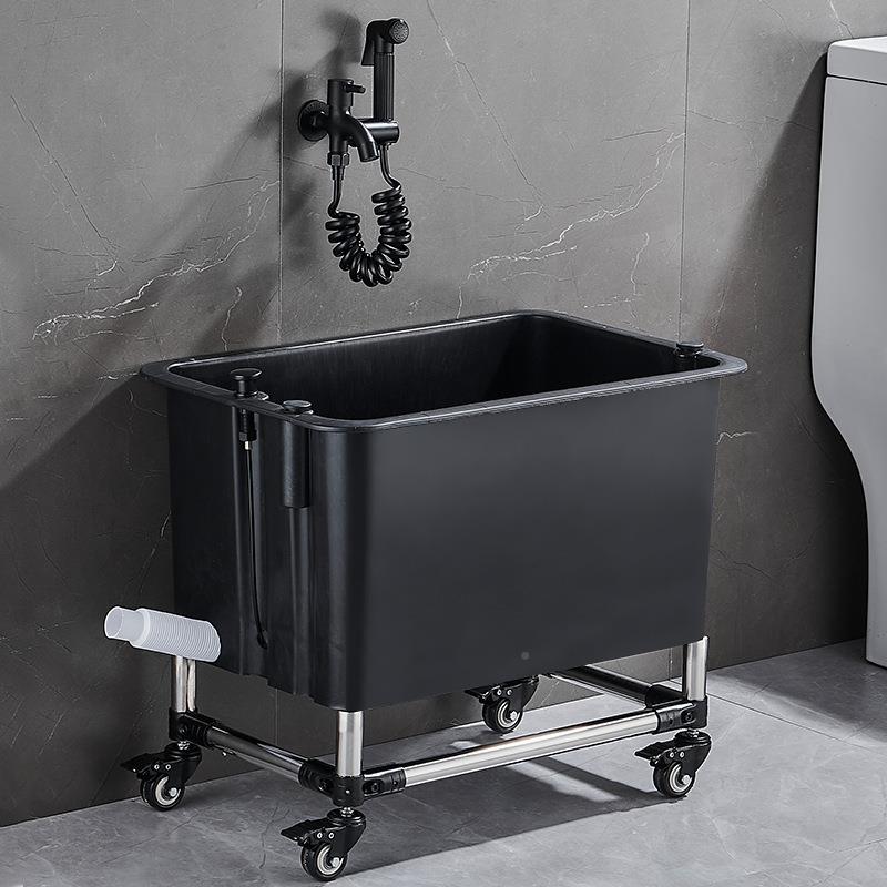 布782可移动拖把池台洗拖加高地盆卫生间布水池厕所阳家用商用墩