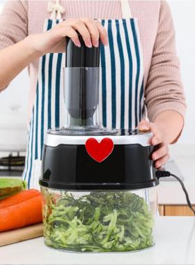 源全头菜厂家22692新款功能心电动漏斗螺旋切黄瓜刨爱丝蔬菜水果沙拉机
