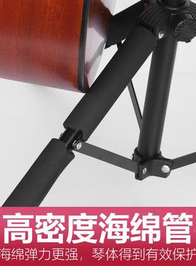 家吉他架地VIR落民谣吉他架置子立式支架用地架尤克里里放琴架