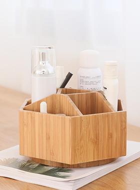 XMP厂家多发多边形家居旋浴转收纳盒客厅直室化妆收纳篮功能收纳