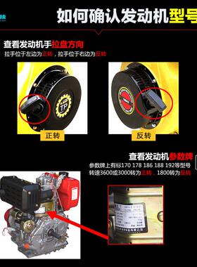 微耕机配件170机F17F178F86F1A188启F柴油手启动GVV改电动改装全