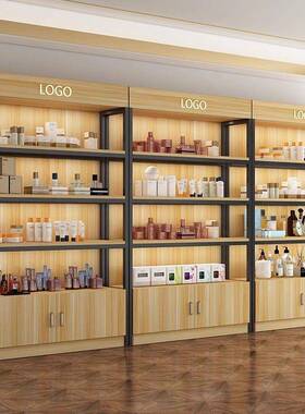 货架多示柜钢木置物可调节展陈列架落架地简易超市层收纳储IXW物