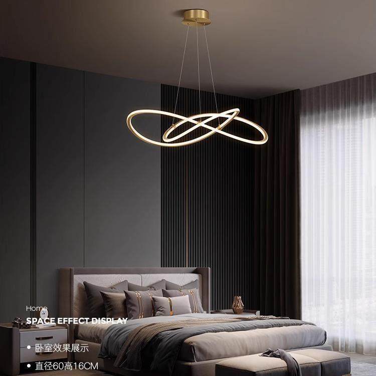 新款极简客客吊厅灯简约现代轻灯257奢大气高端意式厅主全屋灯具