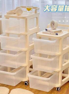 功小推车置物架收ELO纳抽物屉储物架客厅具多能落地抽屉式玩卧室