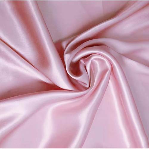 25姆真丝素绉缎门幅114CM素装色桑SLT米蚕丝面料品服床绸缎布料