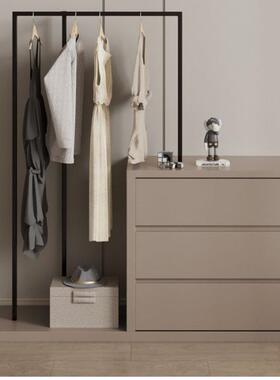 简约现代斗柜梳妆台体实木小型室网红多能一功卧转角化QUD妆桌收