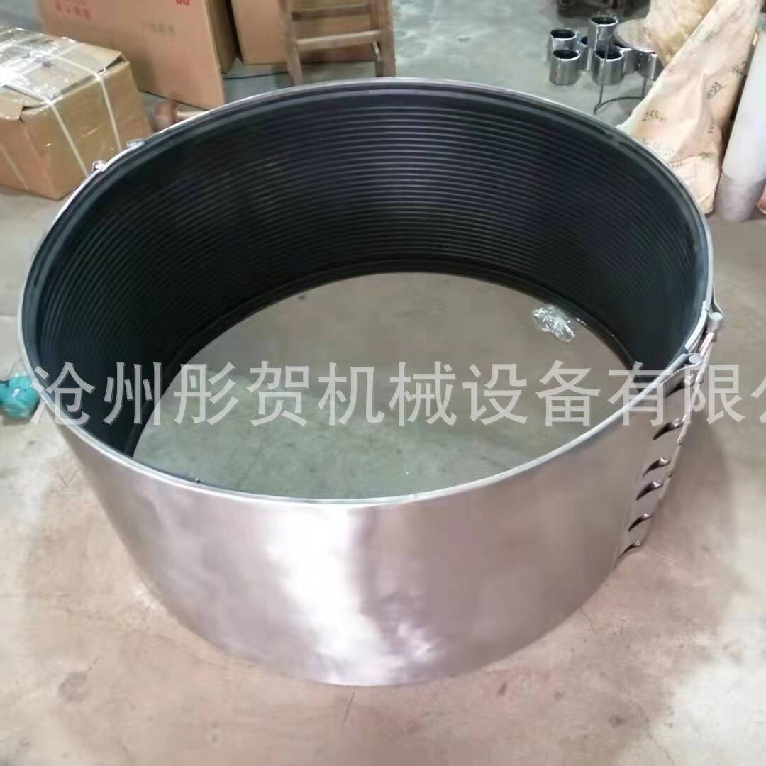 大口径双卡修补器 304不锈钢管道连接器 单卡哈夫节 管道修补器