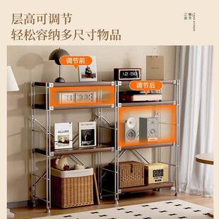 欧风置式 物落地多层组合收HDF纳厅架客阳台简约家用书架房书架储
