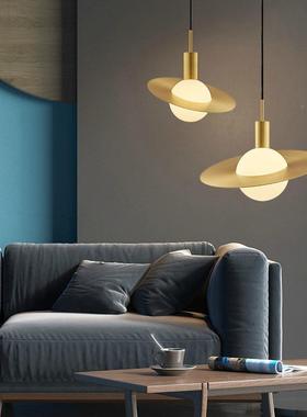 玻璃设D8335计格风星简约现代灯创意个性客厅餐厅书房卧室床球头