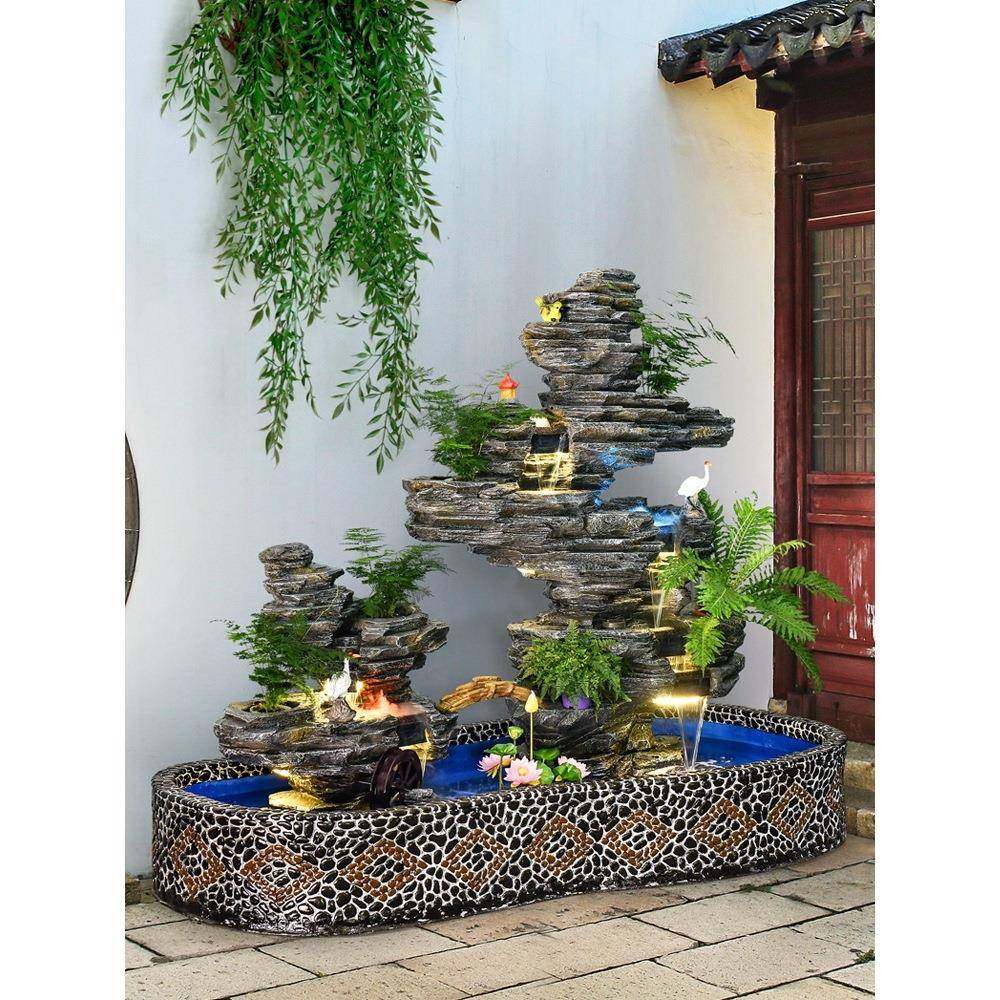 大型假山摆流水池910喷泉件别墅外花园庭户院阳台鱼造景酒店落地,家居饰品,户外/庭院摆件,淘宝优惠券,粉丝福利购,淘宝优惠卷