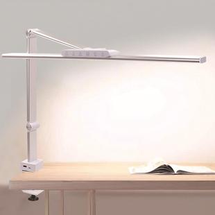 LED夹曲灯台灯电脑护作工灯面屏幕显608示屏儿童书桌阅读灯全光谱