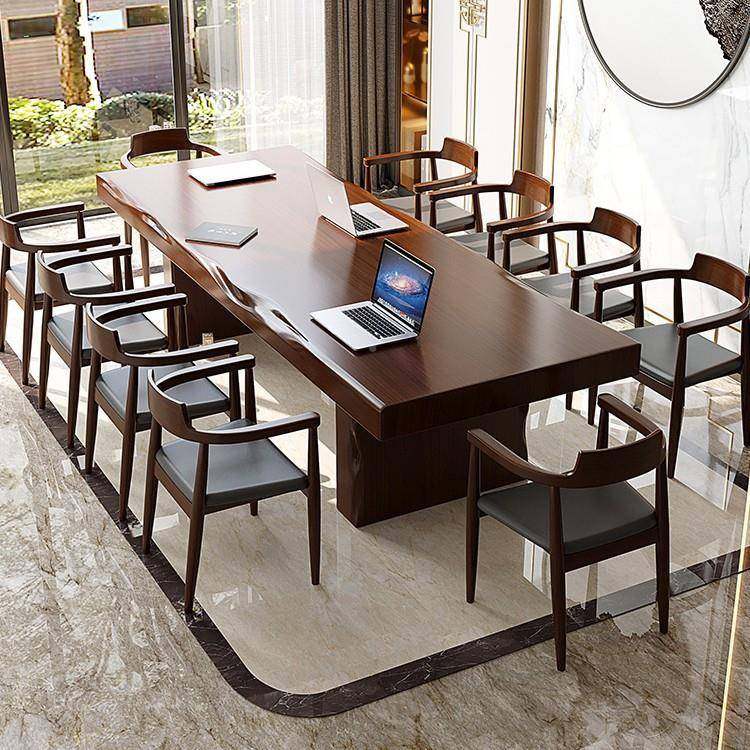 茶桌全套家实SEG木用客厅接茶桌椅组合办公室待茶室功夫泡茶桌