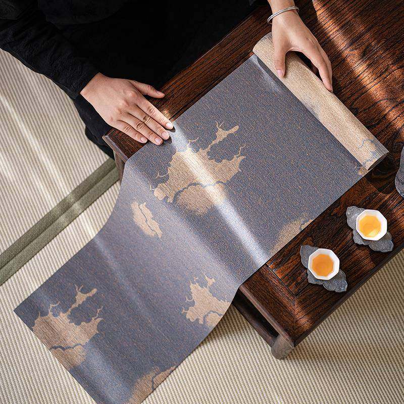 观泡岚中式国风防水QX-CB015茶席简约席家用复古茶桌干桌道旗垫子,餐饮具,整套茶具,淘宝优惠券,粉丝福利购,淘宝优惠卷