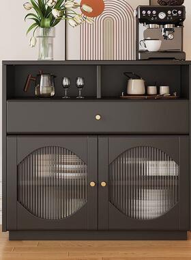 实木餐柜现代简约储物物柜厨置房轻边奢茶斗水柜餐厅储物柜93125收纳柜