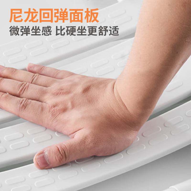 浴室折叠凳卫生间老年人洗澡浴凳老人栏杆壁挂防滑尼龙底座浴凳
