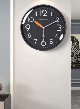 挂客厅家用简现代钟大气时钟挂墙卧室静音挂表20F97877H825约新款