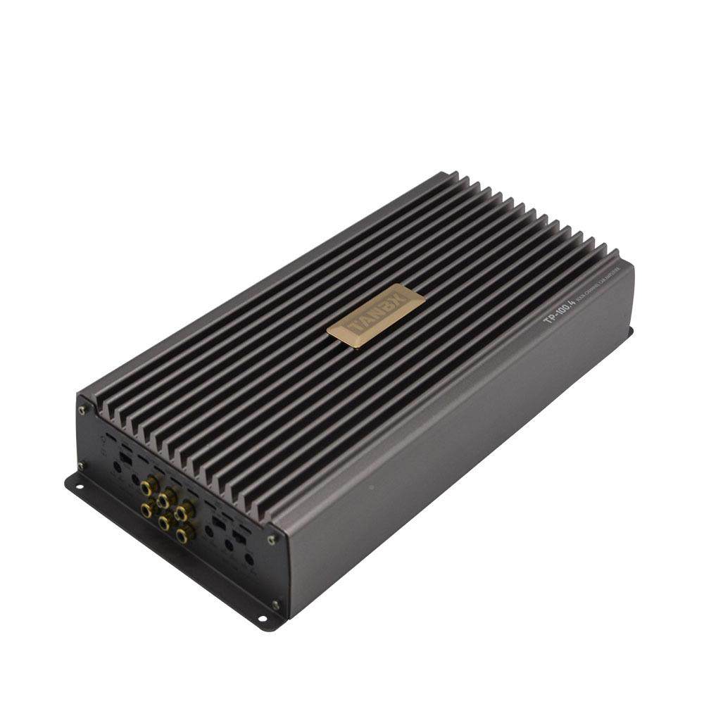 汽车音响改装套道装四路功放放4.1声TP100.4载车功板推低音炮喇叭