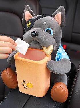 创意车载手卡车QZ-096通纸巾盒功垃圾桶多能内扶箱抽纸盒汽车装饰