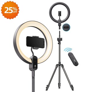 美到哭!可做落地灯!出老美手机支架带补光灯美颜相机三脚架