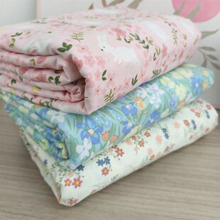 田园风碎花床单纯棉被套单件学w生宿舍单人双人200x230被罩小清新