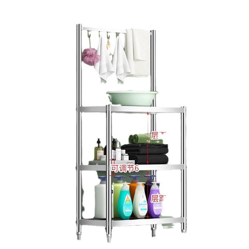 浴室角架卫生间脸盆架收纳置物架厕所毛巾挂架落地储物不锈钢架子