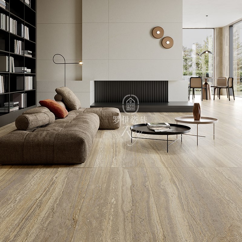 连卡佛洞石瓷砖600x1200仿大理石背景墙客厅卫生间地砖别墅外墙砖