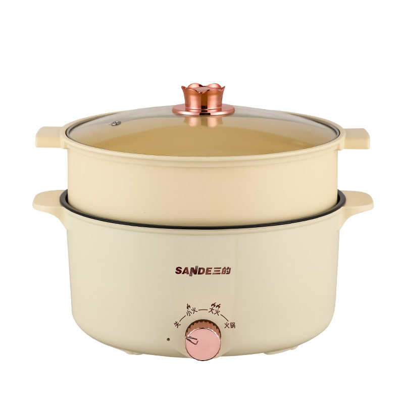 车载电炒锅24v货车逆变电源专用多功能炒菜煮面炖汤一体锅大容量L