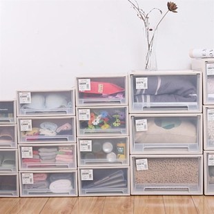 39cm宽18 盒15塑料床底储物抽屉 深27 35cm牢固收纳鞋