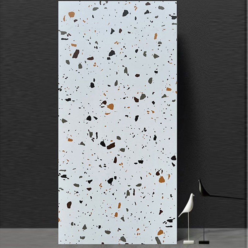 水磨石瓷砖750*1500哑光防滑地砖奶茶店咖啡店餐厅服装连锁店地板