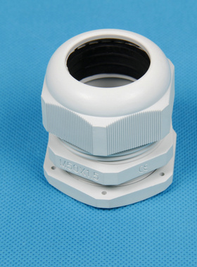 尼龙电缆接头 防水接头 电缆螺旋固定头 黑白色 PG11