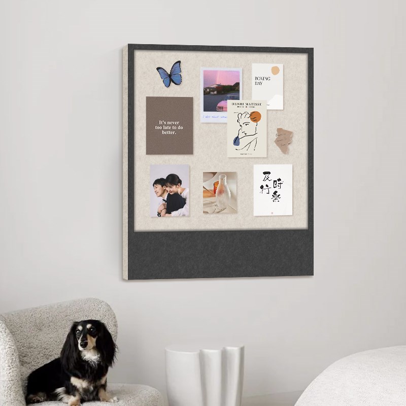 电表箱装饰画免打孔墙面遮丑装饰奶油ins弱电箱遮挡装饰贴毛毡板