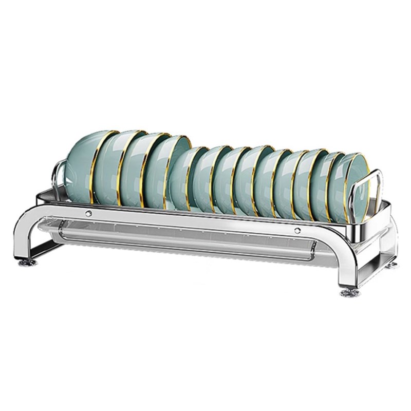 不锈钢厨房碗架置物架放盘子沥水碗架抽屉式拉篮碗碟收纳架子碗盘