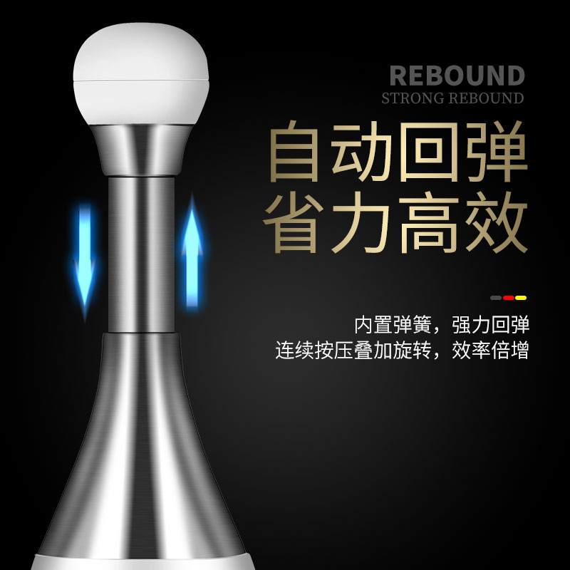 捣蒜泥神器不锈钢捣蒜器绞拉打切压蒜末家用大蒜搅碎机手动多功能