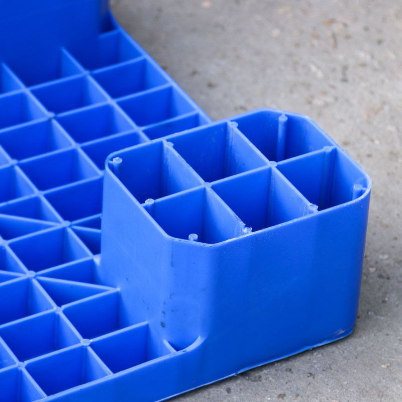 平面九脚塑料托盘冻库栈板塑料卡板超市仓库防潮垫板W平板塑胶卡