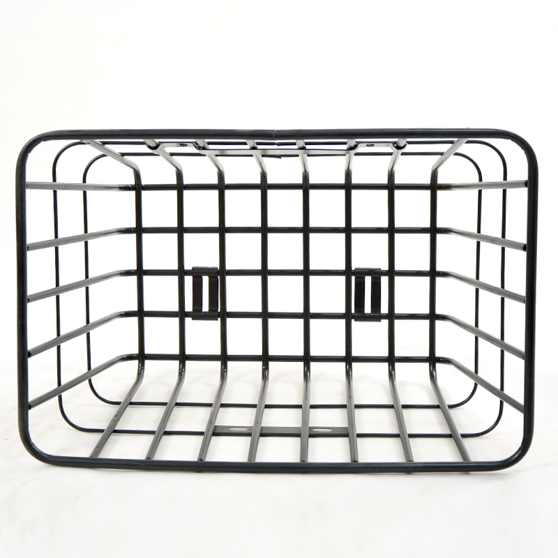 加粗载重王电动车筐m自行车大号后置车娄折叠山地车后用48厘米菜