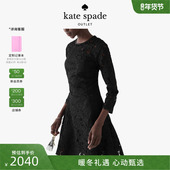 奥莱 蕾丝收身连衣裙 spade 6期免息 kate