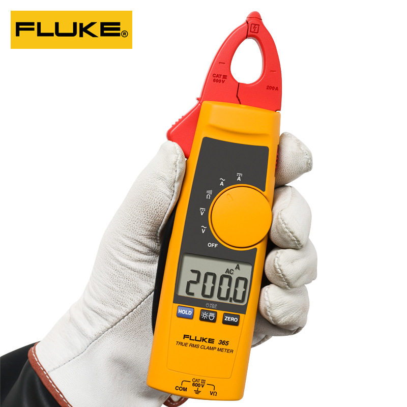 FLUKE福禄克F362高精度电流表F365多功能电工数字交直流钳形表图片