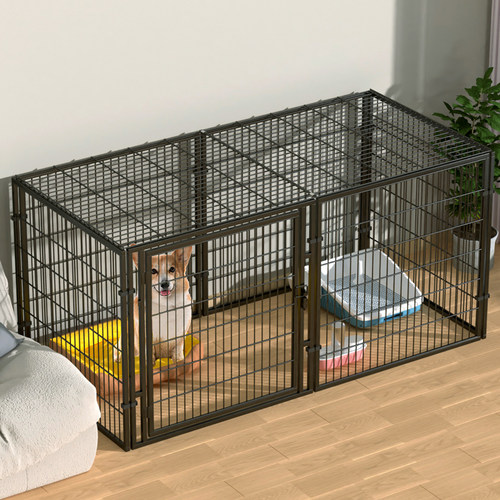 宠物围栏室内狗笼子中型犬小型犬狗狗围栏栅栏一室一厅一卫狗窝