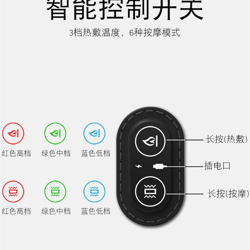 靠垫办公室腰靠坐垫靠背一体按摩座椅腰枕汽车椅子久坐护腰垫图片