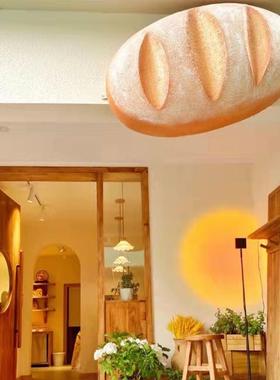 装体牌仿真大面壁包ALALali模型雕塑立发光面包店烘焙店门头挂饰