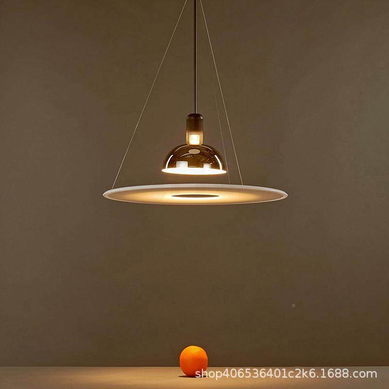 全光谱简约灯餐飞碟吊意术大利设计师桌创意艺861简约客厅餐厅书,家装灯饰光源,智能吊灯,淘宝优惠券,粉丝福利购,淘宝优惠卷