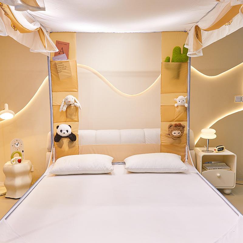 夏季坐床式蚊床帐儿童卡MZB-2025通笠款防摔蚊帐家用加厚密通帐纱