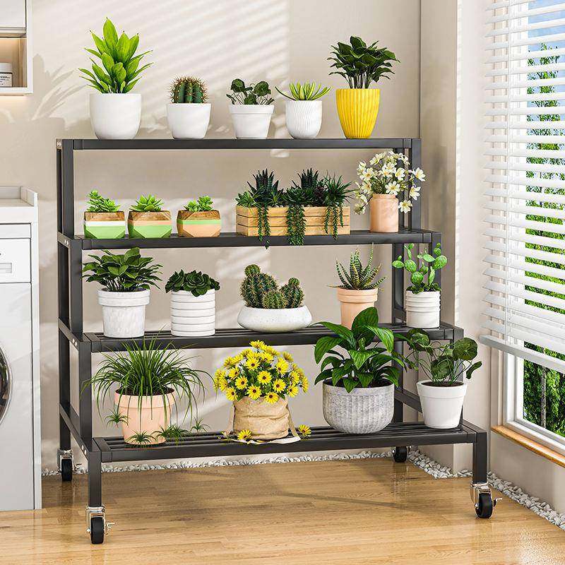 层阶梯式花院架梯阳形置物架台落地式防水防锈庭多肉室内外无品牌,基础建材,脚轮/万向轮,淘宝优惠券,粉丝福利购,淘宝优惠卷