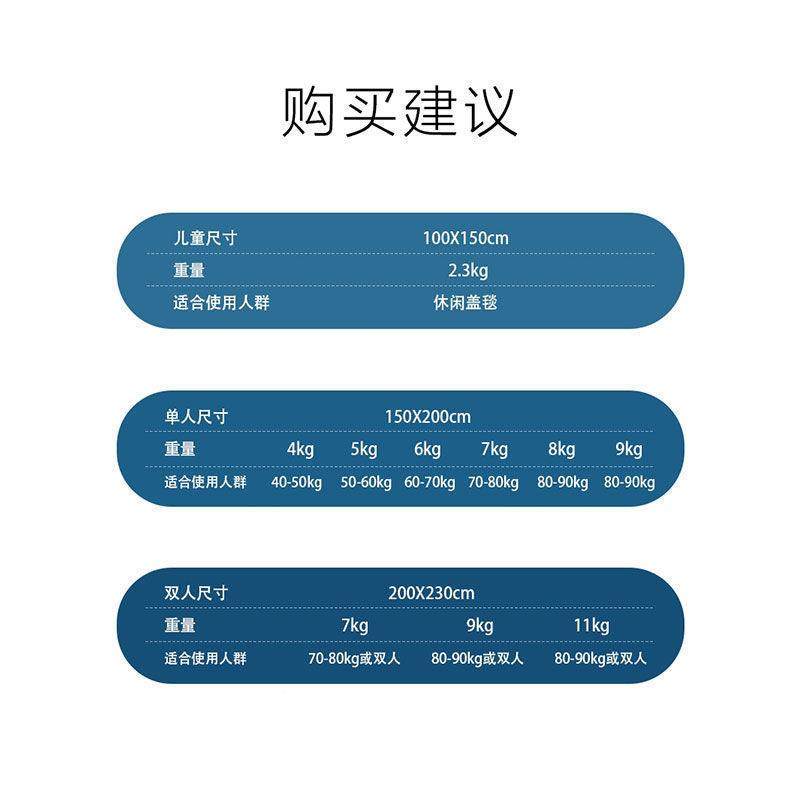 重毯子力毯/被减压被力压10009676力重度失眠毯子压被入睡重力被,床上用品,化纤被,淘宝优惠券,粉丝福利购,淘宝优惠卷
