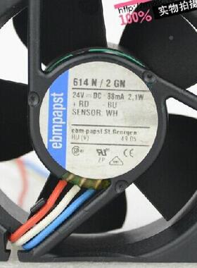 原装2德国西614N/2GN4V88mA2.德1W6CM60614N/2GN253线散热风扇